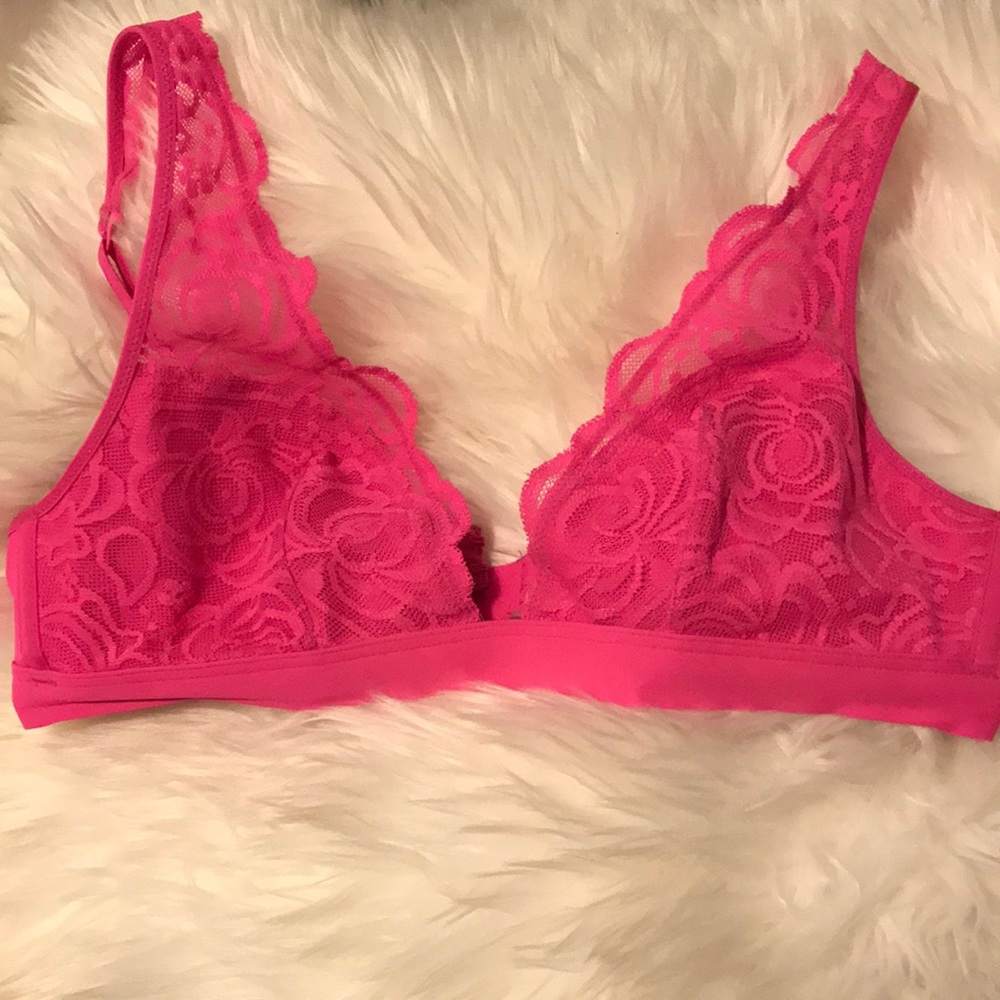 Hot pink bralette